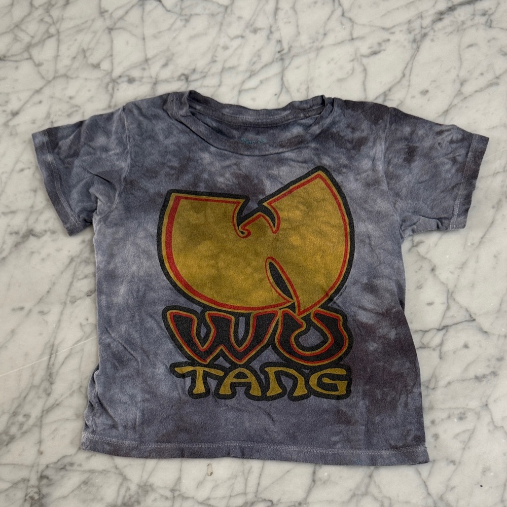Rowdy Sprout Boys Band Tee Wu Tang Short Sleeve Tee Sz 12-18 Mo